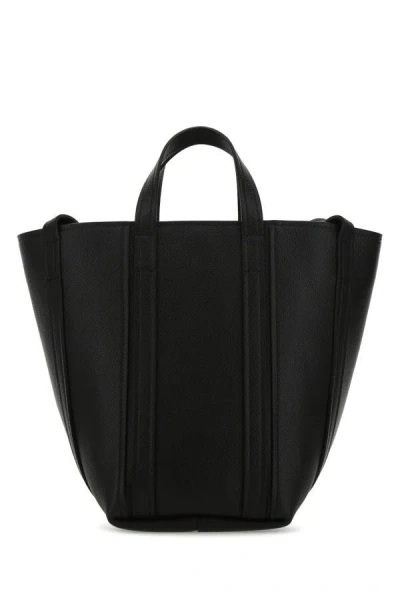 Balenciaga Black Leather Everyday Xs Handbag In Black