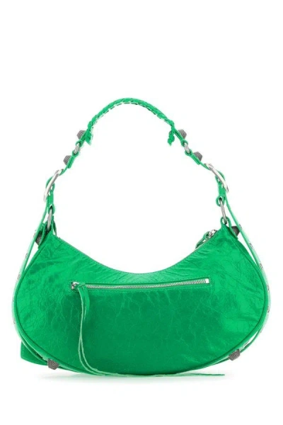 Shop Balenciaga Woman Borsa In Green