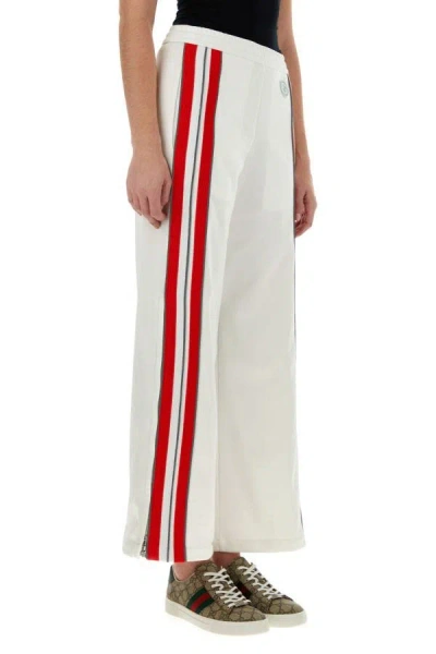 Shop Gucci Woman White Polyester Blend Pant