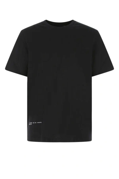 Shop Oamc Man Black Cotton T-shirt
