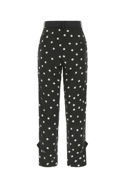 Shop Sacai Woman Printed Polyester Pant In Multicolor
