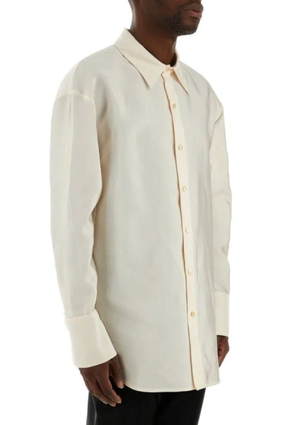 Shop Saint Laurent Man Camicia In White