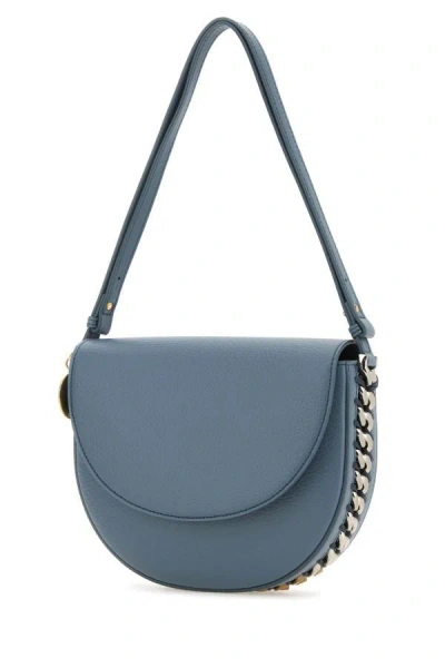 Shop Stella Mccartney Woman Air Force Blue Alter Mat Medium Frayme Shoulder Bag