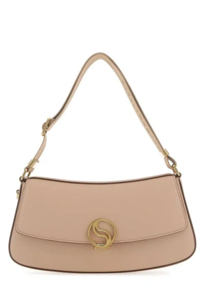 Shop Stella Mccartney Woman Skin Pink Alter Mat Shoulder Bag
