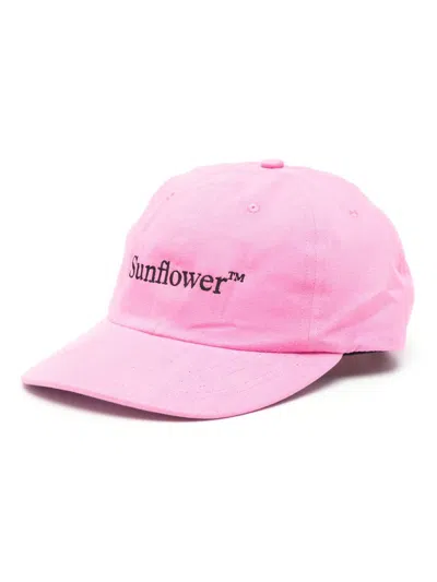 Shop Sunflower Dad Twill Cap Accessories In 690 Pink