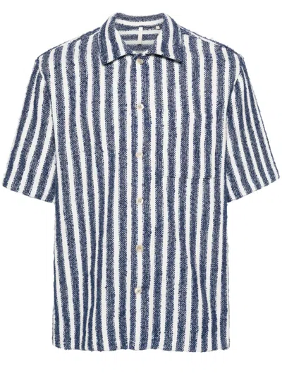 Shop Sunflower Spacey Ss Shirt Clothing In 200 Navy Stripe