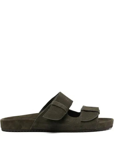 Shop Ancient Greek Sandals Diogenis Crosta Shoes In Olive