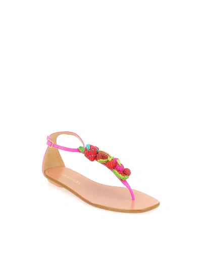 Shop Aquazzura Sandals In Ultra Pink