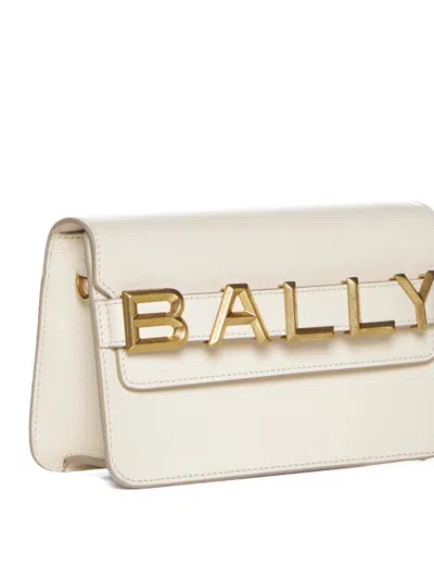 Shop Bally Bags In Bone 21+oro