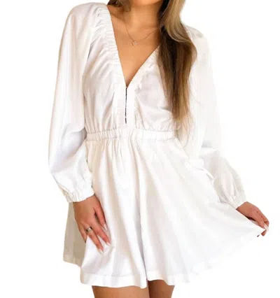 Lalavon Sandy Shores Romper In White In White