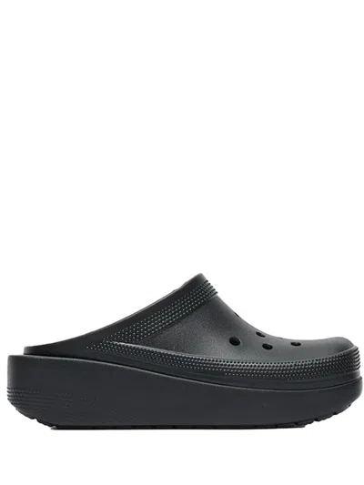 Shop Crocs Classic Blunt Toe Shoes In Black