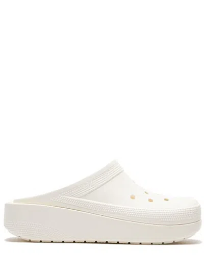 Shop Crocs Classic Blunt Toe Shoes In White
