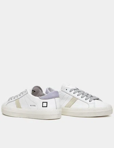 Shop Date D.a.t.e. Sneakers In Bianco/lilla