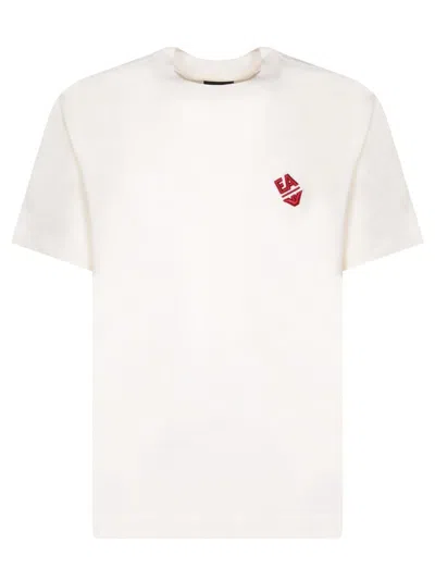 Shop Emporio Armani T-shirts In White
