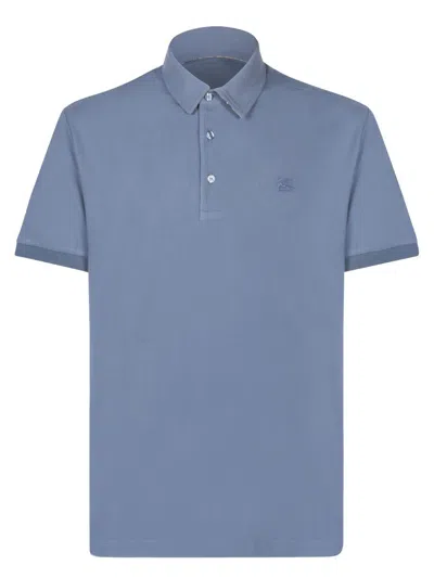 Etro Roma Polo In Blue