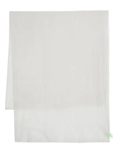 Shop Faliero Sarti Frayed Cashmere Scarf Accessories In White