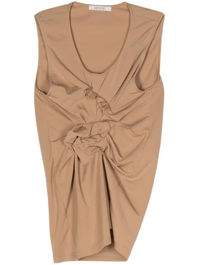 Gauchère Gauchere Top In Nude & Neutrals