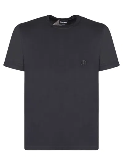 Shop Giorgio Armani T-shirts In Black