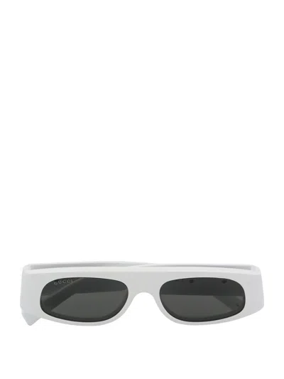 Shop Gucci Sunglasses In White