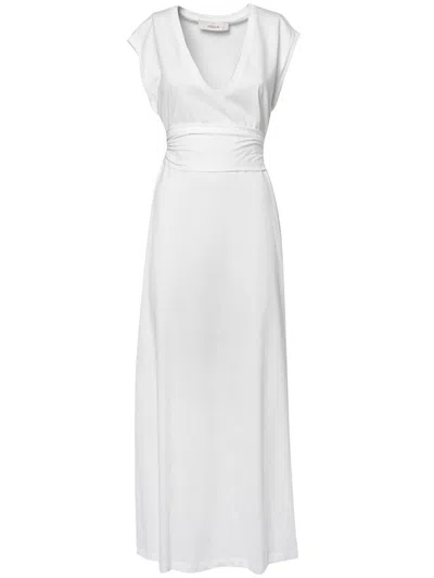 Shop Jucca Jersey Dress With Belt Clothing In White