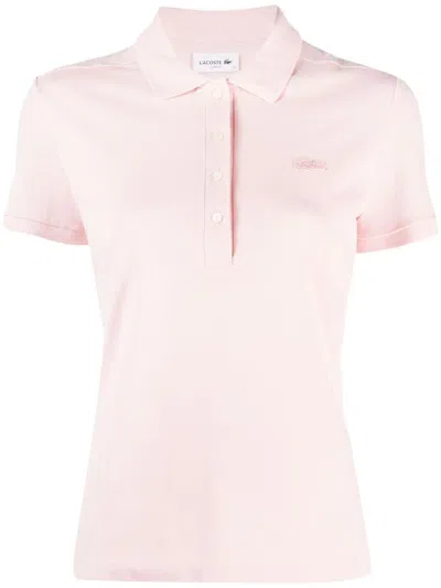 Shop Lacoste M/m Polo. Clothing In Pink & Purple