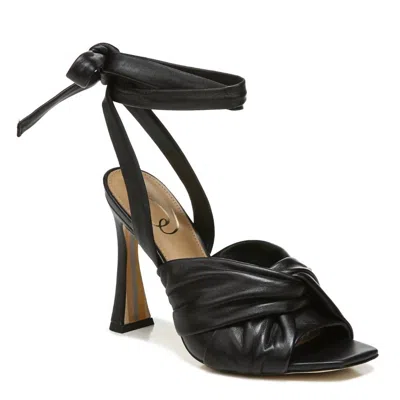 Shop Sam Edelman Lenora Heeled Sandal In Black