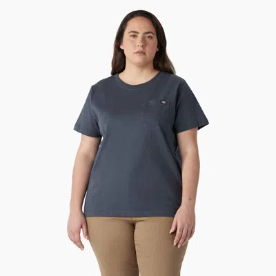 Shop Dickies Women's Plus Heavyweight Short Sleeve T-shirt In Blue