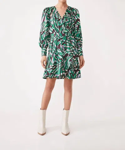 Shop Suncoo Celly Dress In Green
