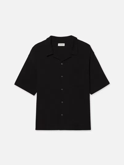 Frame Men's Duo Fold Relaxed Shirt In Black