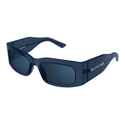 Shop Balenciaga Sunglasses In Blue