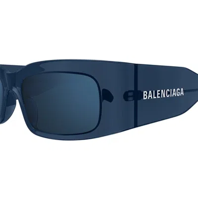 Shop Balenciaga Sunglasses In Blue