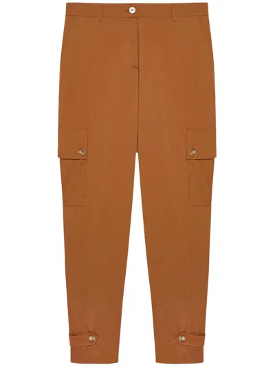 Shop Elena Miro' Pants Clothing In Brown