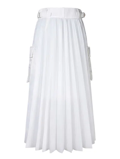Shop Sacai Skirts In White