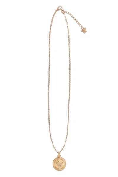 Shop Versace Gold-tone Metal Necklace