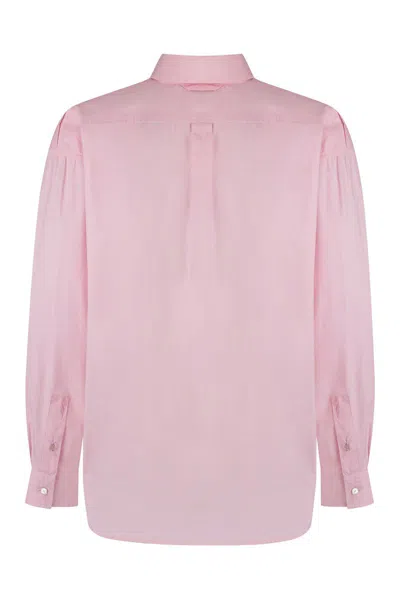 Shop Acne Studios Cotton Shirt In Pink