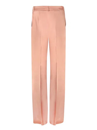 Shop Alberta Ferretti Trousers In Pink