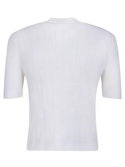 Shop Balmain Cardigans In White