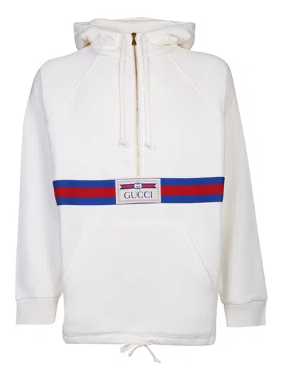 Shop Gucci Sweatshirts In White