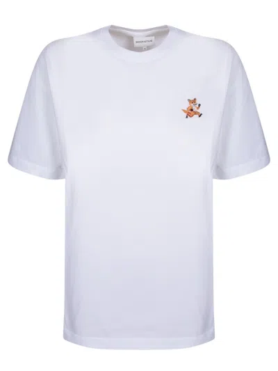 Shop Maison Kitsuné T-shirts In White