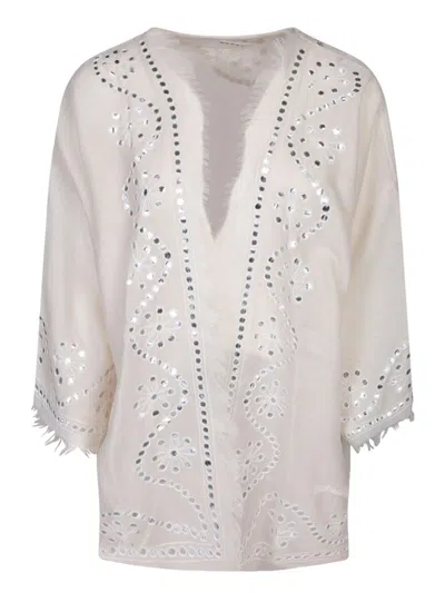 Shop P.a.r.o.s.h . Cardigans In White