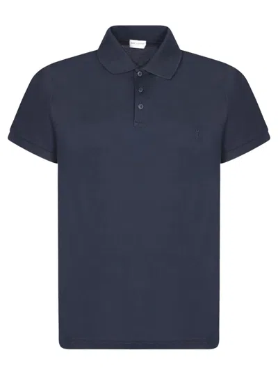 Shop Saint Laurent T-shirts In Blue