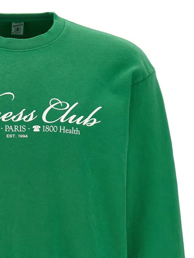 Shop Sporty And Rich Sporty & Rich 'wellness & Health' Sweatshirt In Green