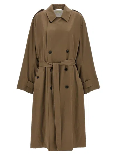 Shop The Row 'montrose' Trench Coat In Gray