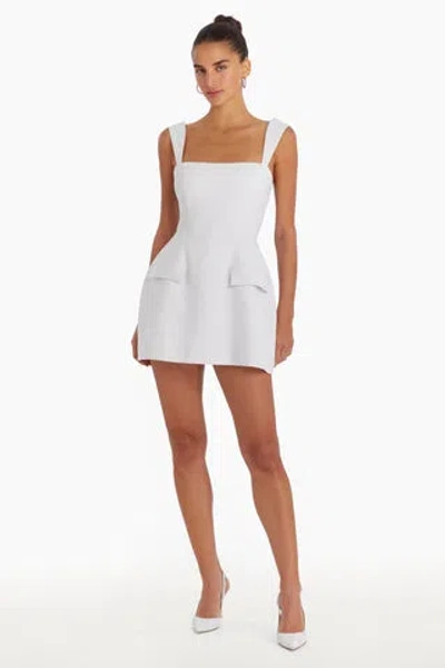 Shop Amanda Uprichard Bethany Skort Romper In Ivory