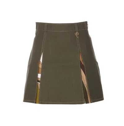 Shop Pucci Emilio  Skirts In Green