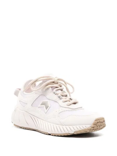 Shop Isabel Marant Ewie Sneakers With Mesh Inserts In Brown