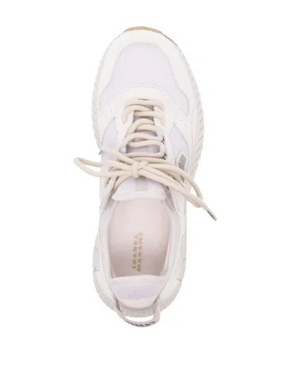 Shop Isabel Marant Ewie Sneakers With Mesh Inserts In Brown