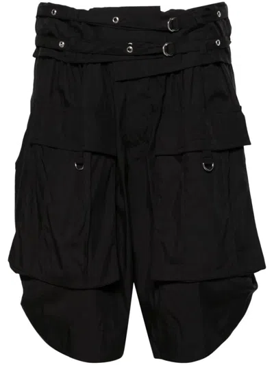 Shop Isabel Marant Heidi Shorts With Low Waist In Black