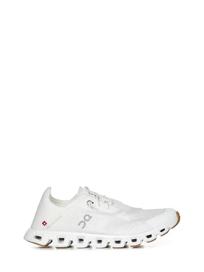 Shop On Running Cloud 5 Coast Sneakers In White
