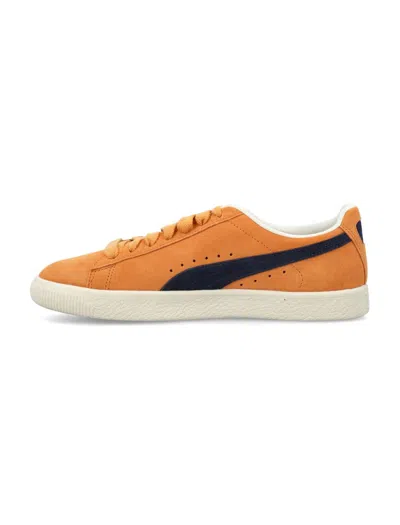 Shop Puma Clyde Og Sneakers In Clementine Navy